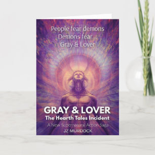 Grey and Lover The Hearth Tales Incident Thank You Card