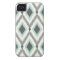 Grey and Mint Tribal Ikat Chevron