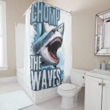 Grey and Navy Shark Teeth Graffiti Street Design