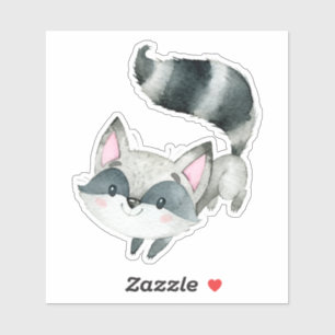 Grey and pink cute cat illustration