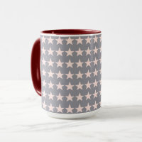 Grey and Pink Stars Pattern