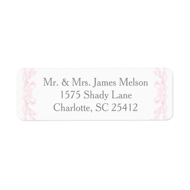 Grey and Pink Wedding (Front)