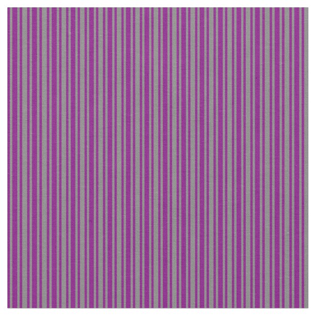Grey and Purple Coloured Striped Pattern Fabric (Close Up)