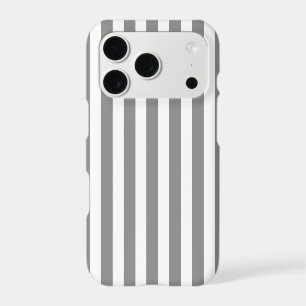 Grey and white candy stripes
