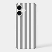 Grey and white candy stripes