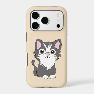 Grey and white cat
