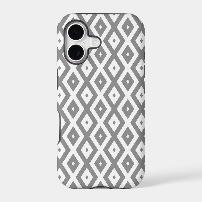Grey and white diamond pattern (Back)