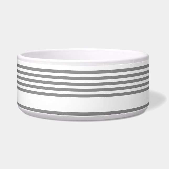 Grey and white five stripes pattern (Front)