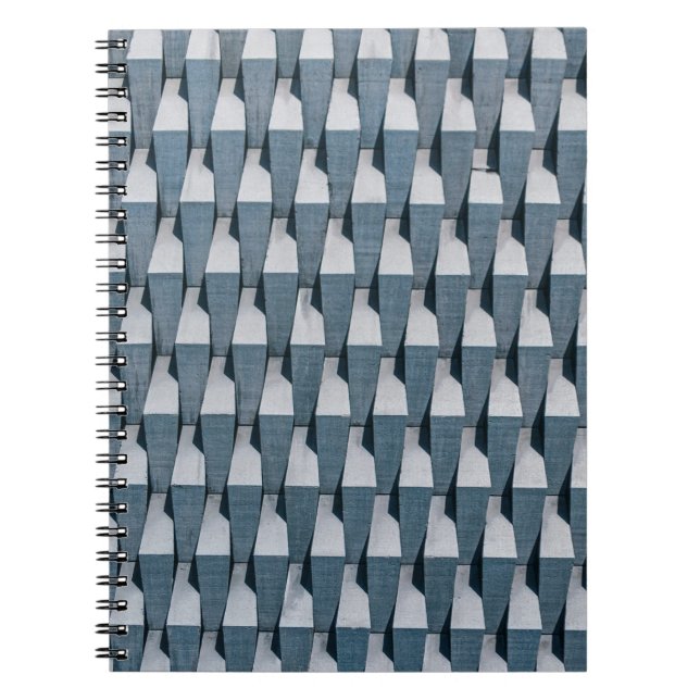 Grey and white illustration notebook (Front)