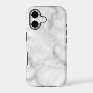 Grey and White Marble Custom iPhone Case