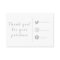 Grey and white social Links Insert Cards