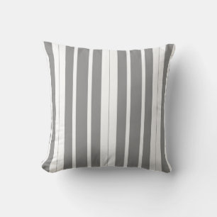 Grey and white Stripes Cushion