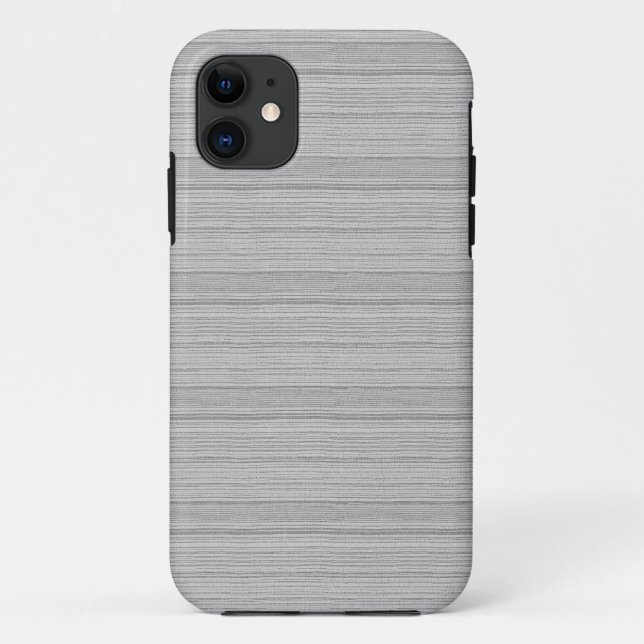 Grey and white stripes textured Case-Mate iPhone case (Back)