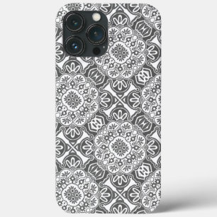  Grey and  White Tribal  iPhone case
