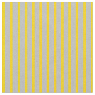 Grey and Yellow Coloured Lines Fabric