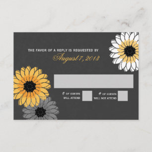 Grey and Yellow Slate and Flowers Response