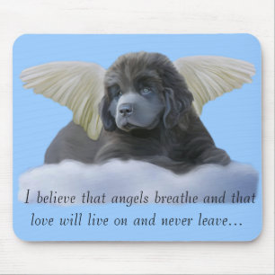 Grey Angel ~ I Believe Mouse Mat