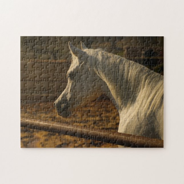 Grey Arabian Horse Jigsaw Puzzle (Horizontal)