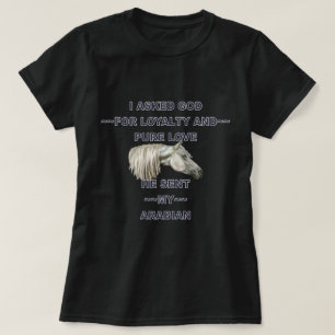 Grey Arabian Horse T-Shirt