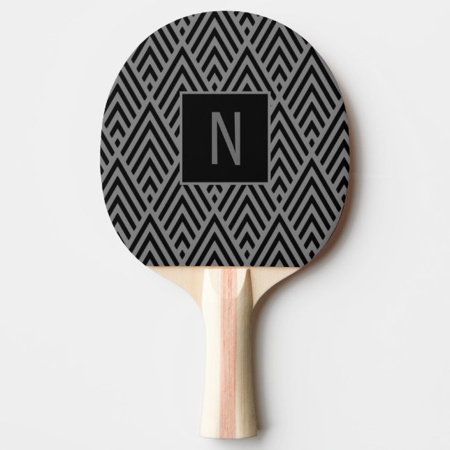Grey Arrow Monogram Paddle (Front)