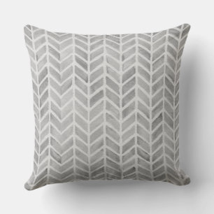 Grey Arrow Pattern for Natural Home Cushion