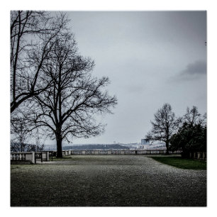 Grey autumn day in Prague Poster