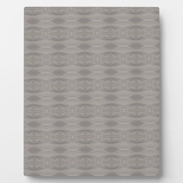 Grey Aztec Pattern Plaque (Front)