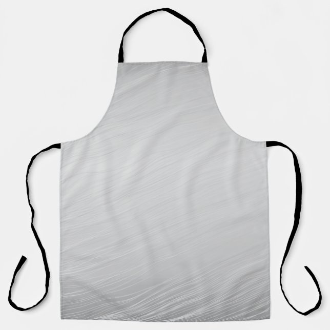 Grey background texture template apron (Front)