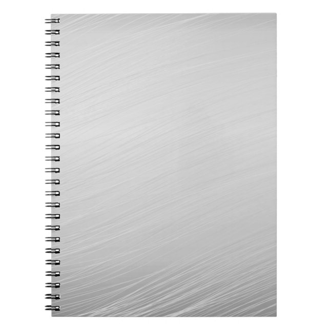 Grey background texture template notebook (Front)