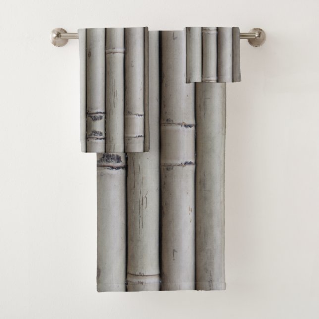 grey bamboo bath towel set (Insitu)