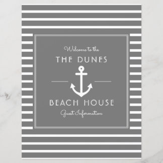 Grey Beach House Vacation Rental Front Page 