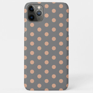 Grey Beige Polka Dot Case-Mate iPhone Case