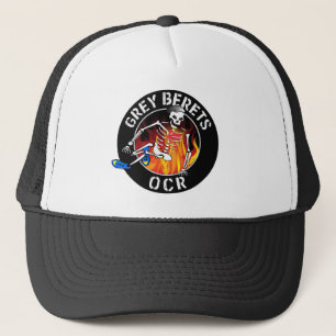 Grey Beret Truckers Hat