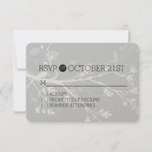Grey Bird Branches RSVP