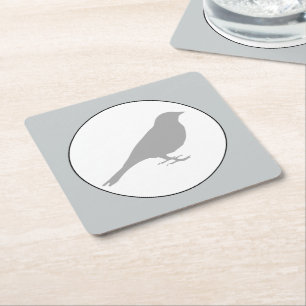Grey Bird Coaster