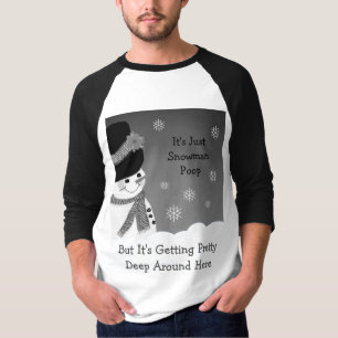 Grey Black And White Funny T-Shirt