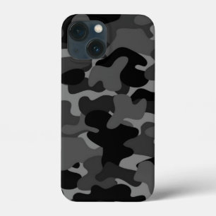 Grey Black Camo iPhone 13 Mini Case