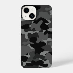 Grey Black Camo iPhone 14 Case