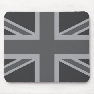 Grey Black Classic Union Jack British(UK) Flag Mouse Mat