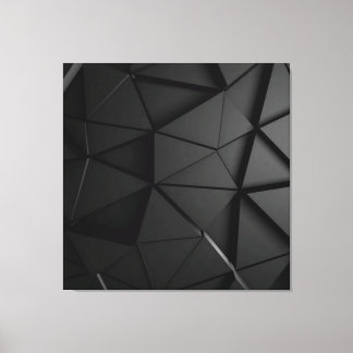 Grey black design    canvas print