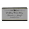 Grey, Black & Gold Custom Wedding Mini Wine Labels