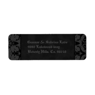 Grey & Black Goth Lace Wedding