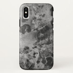 Grey Black Marble Delicado #1 #wall #decor #art iPhone X Case