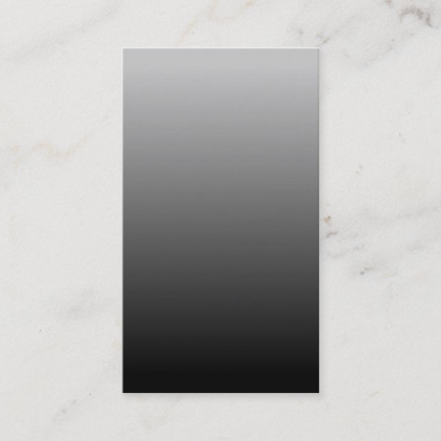 Grey Black Ombre Business Card (Front)
