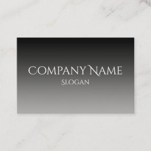 Grey Black Ombre Business Card