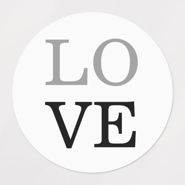 Grey Black Script Love Wedding  (Design 2)
