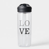 Grey Black Script Love Wedding