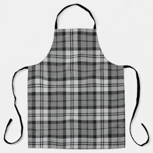  Grey Blackwatch Tartan Plaid Design  Apron