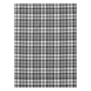 Grey Blackwatch Tartan Plaid Design  Tablecloth