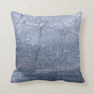 Grey-blue abstraction cushion